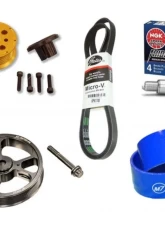 M7 Speed 4% Diameter Crank Pulley w/ Green IC Boots High Performance Engine Power Kit Mini Cooper S 2002-2008                                     - 53-3M7702-12 - Image 6