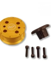 M7 Speed 4% Diameter Crank Pulley w/ Green IC Boots High Performance Engine Power Kit Mini Cooper S 2002-2008                                     - 53-3M7702-12 - Image 2