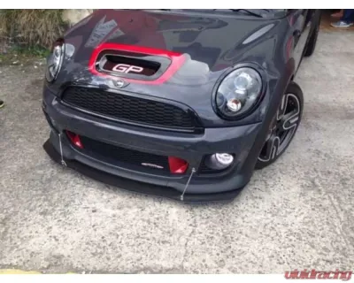 M7 Speed Tegris Splitter w/ Installation Kit Direct Bolt On & Lifetime Warranty w/ JCW Front Bumper Cover Mini Cooper S | Clubman|Roadster|Coupe 2011-2015 - 56-401603