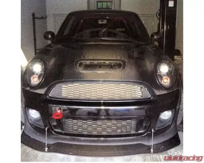 M7 Speed Tegris Splitter w/ Installation Kit Direct Bolt On & Lifetime Warranty w/ JCW Front Bumper Cover Mini Cooper S | Clubman|Roadster|Coupe 2011-2015 - 56-401603