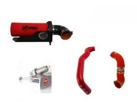 M7 Speed Red Foam Filter & Black IC Hoses High Performance Engine Power Kit Mini Countryman | Paceman 2011-2016
