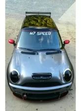 M7 Speed Black Curved Windshield Banner                                     - 92-9030-B - Image 2