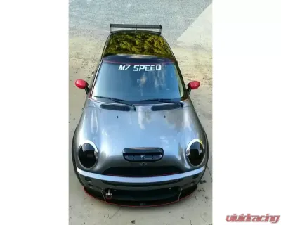 M7 Speed Black Curved Windshield Banner - 92-9030-B