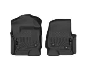 Husky Liners Front Floor Liners Black for Ford F-250/F-350/F-450 2017+