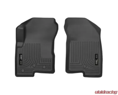 Husky Liners Weatherbeater Floor Liners Front Black 07-15 Dodge Caliber/Jeep Compass/Patriot - 13001