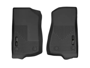 Husky Liners Front Floor Liners Black for 2018+ Jeep Wrangler, Durable - 13021 - Image 4