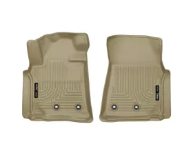 Husky Liners Front Floor Liners Tan for 13-18 Lexus LX570, Land Cruiser