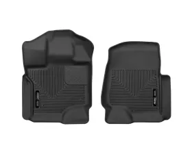 Husky Liners Front Floor Liners Black for Ford F-250/F-350/F-450 2017+