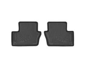 Husky Liners 2nd Seat Floor Liner WeatherBeater Black for Caliber/Compass/Patriot 07-15