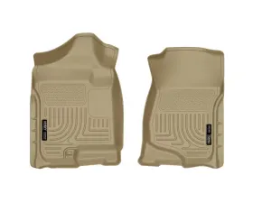Husky Liners WeatherBeater Front Floor Liners Tan for 07-14 Escalade/Avalanche/Silverado/Sierra/Yukon/Suburban