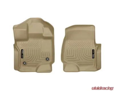 Husky Liners WeatherBeater Front Floor Liners Tan for 2015 F-150 - 18363