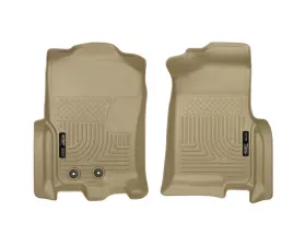 Husky Liners WeatherBeater Floor Liners Front Tan 2015 Expedition/Navigator