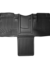 Husky Liners 2nd Seat Floor Liner - 11-15 Toyota Sienna, Black, WeatherBeater                                     - 19841 - Image 3