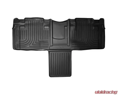 Husky Liners 2nd Seat Floor Liner - 11-15 Toyota Sienna, Black, WeatherBeater - 19841