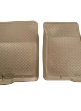 Husky Liners Front Floor Liners Classic Style Tan for 80-97 Ford Bronco/F Series                                     - 33003 - Image 2