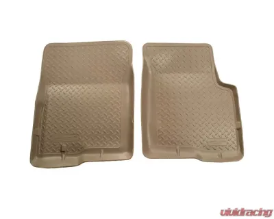 Husky Liners Front Floor Liners Classic Style Tan for 80-97 Ford Bronco/F Series - 33003