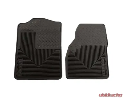 Husky Liners Heavy Duty Front Floor Mats - 75-02 Blazer/Ram/Chevy F&V, Black - 51041