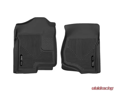 Husky Liners X-Act Contour Floor Liners Black Front for 07-14 GM SUVs & Trucks - 53101