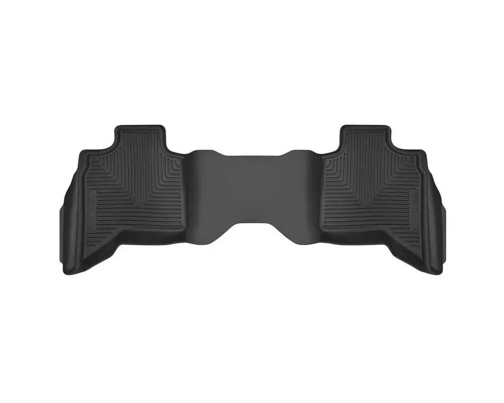 Husky Liners 2nd Seat Floor Liner Black for 02-14 Dodge Ram Quad Cab - 53621