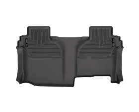 Husky Liners 2nd Seat Floor Liner Full Coverage for Chevrolet Silverado 2019+ - Black, Durable Material