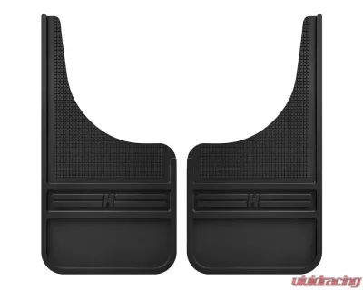 Husky Liners Rubber Front Mud Flaps 12 Inch for Ford F-150 2004-2023, Black - 55000