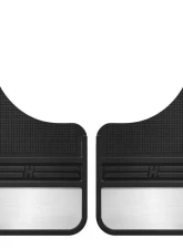 Husky Liners Rubber Front Mud Flaps 12" w/ Weight for Ford F-150 2004-2023, Black                                     - 55001 - Image 2