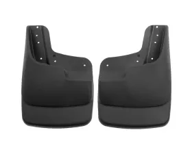 Husky Liners Mud Flaps Front 03-10 F-250 Super Duty, Black, Single Rear Wheels