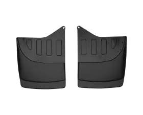 Husky Liners Dually Rear Mud Flaps for 01-07 Silverado/Sierra 3500, Black