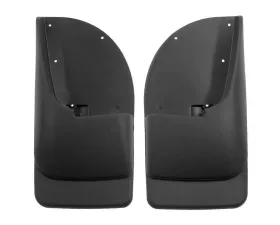 Husky Liners Mud Flaps Rear 99-10 F250/350 Super Duty, Black, Single Wheel