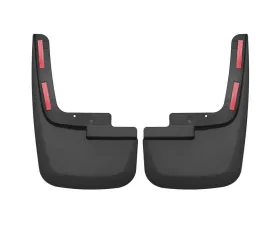Husky Liners Front Mud Guards Black for 15-18 Ford F-150 with OE Flares