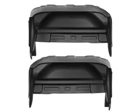 Husky Liners Wheel Well Guards Rear 14-15 Silverado, Black, Durable Fit
