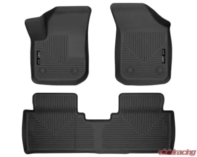 Husky Liners Front & 2nd Seat Floor Liners Black for 2017 Buick Envision - 95111