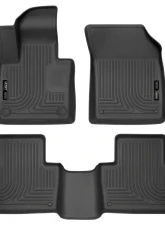 Husky Liners Black Front & 2nd Seat Floor Liners for Volvo XC90 2016+                                     - 95601 - Image 3