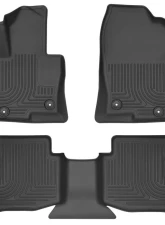 Husky Liners Front & 2nd Seat Floor Liners for 2017 Mazda CX-9, Black                                     - 95611 - Image 3
