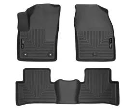 Husky Liners Front & 2nd Seat Floor Liners for 2018 Toyota C-HR, Black