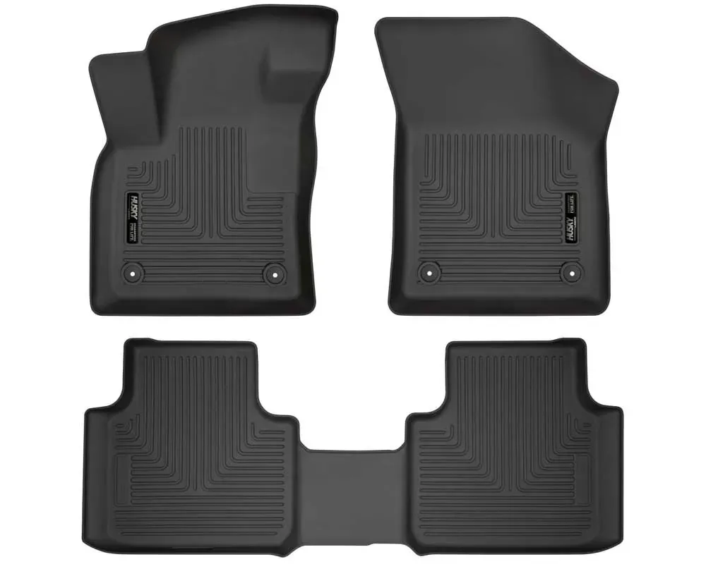 Husky Liners Weatherbeater Floor Liners Black for Volkswagen Atlas 2018+ - 95661