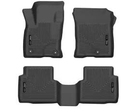 Husky Liners Front & 2nd Seat Floor Liners for Ford Escape 2020-2021, Black