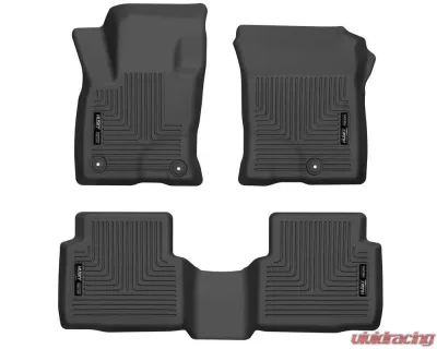 Husky Liners Front & 2nd Seat Floor Liners for Ford Escape 2020-2021, Black - 95721