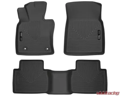 Husky Liners Black Front & 2nd Seat Floor Liners for Toyota Camry 2018+ - 95731