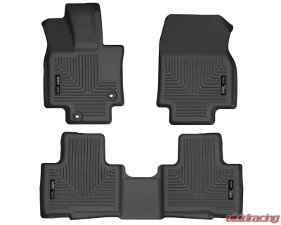Husky Liners Black Weather Beater Front & 2nd Seat Liners for 2020+ Toyota Highlander - 95791