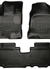 Husky Liners WeatherBeater Floor Liners Front & 2nd Row Black 12-14 Chevy Captiva Sport                                     - 96321 - Image 3
