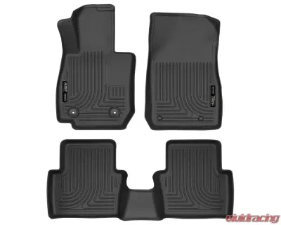 Husky Liners Black Front & 2nd Seat Floor Liners for 16-17 Mazda CX-3 - 96701