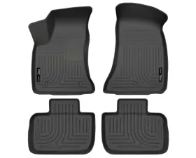 Husky Liners WeatherBeater Floor Liners Black for 11-15 Chrysler 300/Charger RWD