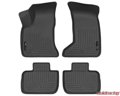Husky Liners WeatherBeater Floor Liners Black for 11-15 Chrysler 300/Dodge Charger AWD - 98081