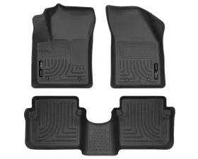 Husky Liners WeatherBeater Floor Liners Black for 11-14 Chrysler 200/Dodge Avenger Front & 2nd Row