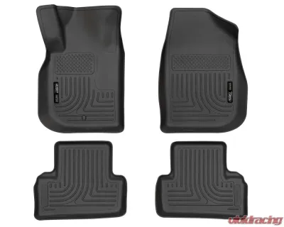 Husky Liners WeatherBeater Floor Liners Black for 05-10 Chevy Cobalt/Pontiac G5 - 98101