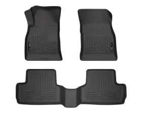 Husky Liners WeatherBeater Floor Liners Front & 2nd Row Black 12-15 Buick Verano