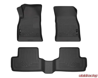 Husky Liners WeatherBeater Floor Liners Front & 2nd Row Black 12-15 Buick Verano - 98171