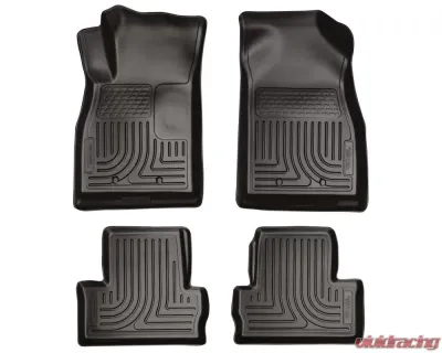 Husky Liners WeatherBeater Floor Liners Black for 11-15 Chevy Volt Front & 2nd Row - 98181