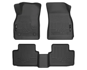 Husky Liners WeatherBeater Floor Liners Black for 13-15 Chevy Malibu Front & 2nd Row